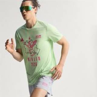 BMW Berlin-Marathon 2025 begivenhed T-shirt - Semi Green Spark - L