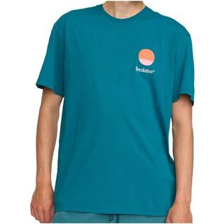 Revolution Application T-Shirt Circle T-shirt Herrer størrelse XL farve turkis