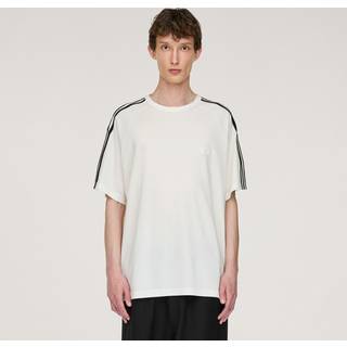 Y-3 kortærmet T-shirt 3-Stripes - Core White - L