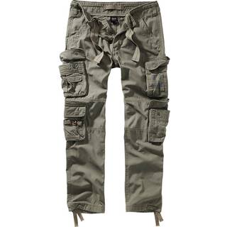 Brandit Pure Vintage Cargobukser - Slim Oliven