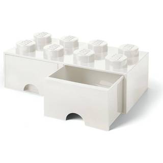LEGO Opbevaringsklods 8, Hvid