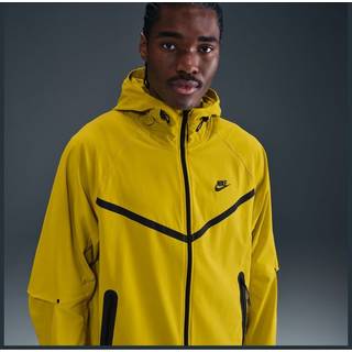 Vævet Nike Tech-jakke til mænd - gul - M