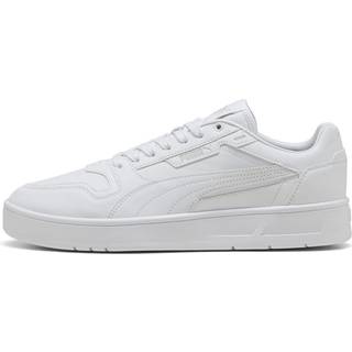 PUMA Court Classic Street Sneakers Unisex, Shoes, White/Cool Light Gray, 40.5 - Cool Light Gray - 40.5