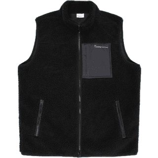Teddy Fleece Vest M Black Jet (XL)