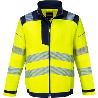 PW3 Hi-Vis arbejdsjakke - Gul/Marine (Størrelse: L)