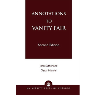 Annotations to Vanity Fair