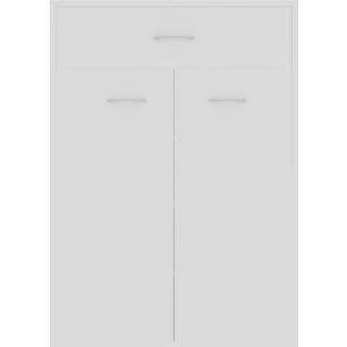 Skoskab 60X35,5X84 Cm Konstrueret Træ - Hvid