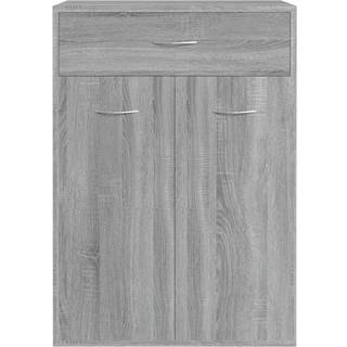 Skoskab 60X35,5X84 Cm Konstrueret Træ - Grå sonoma-eg