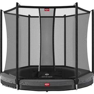 Berg trampolin InGround Favorit inkl. sikkherhedsnet Comfort 330 cm grå