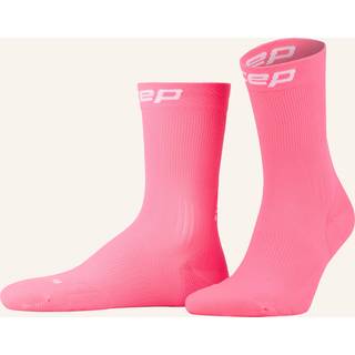 CEP Core Run Socks Mid Cut 5.0 Dame - Kompressionsstrømper-Pink-IV