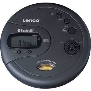Lenco CD-300BK bærbar CD-afspiller (Discman), sort | PRIS-MATCH