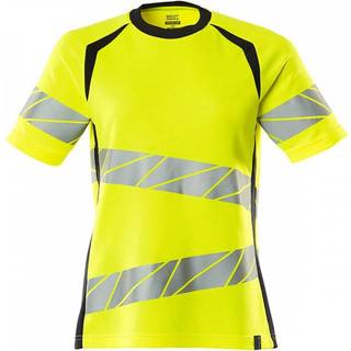 MASCOT ACCELERATE SAFE T-shirt, hi-vis gul/mørk marine - M