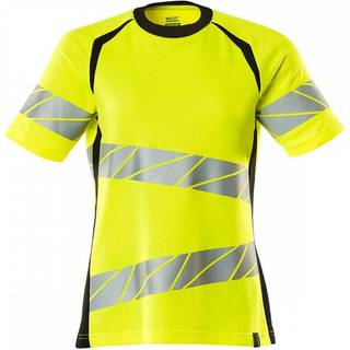 MASCOT ACCELERATE SAFE T-shirt, hi-vis gul/sort - M