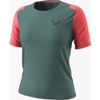 Dynafit Women's Transalper S/S Tee Funktionsshirt Damer størrelse XL farve turkis