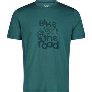 CMP Bamboo Jersey T-Shirt T-shirt Herrer størrelse 48 farve turkis/blå