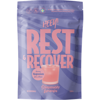 Heey! Rest & Recover + Magnesium Strawberry Lemonade (210 g)