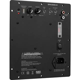 Dayton Audio SPA300-D, 300W inbyggnadsförstärkare för bas