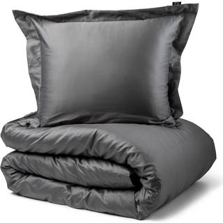 Kosta Linnewäfveri 421036 manchester satin Darkgrey 150x210