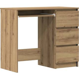 Skrivebord 90X45X76 Cm Konstrueret Træ - artisan eg