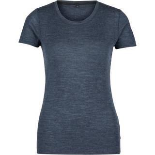 Stoic Women's MerinoRib RonnebySt. Shirt Merino-shirt Damer størrelse L farve blå