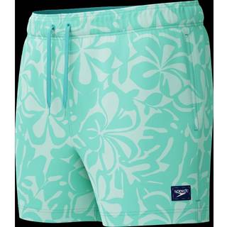 Men's Printed 14'' Redondo Edge Swim Shorts Turquoise - Blue