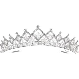 Samky Crystal Wedding Tiara Brude hovedstykke til brudeh?rtilbeh?r til kvinde