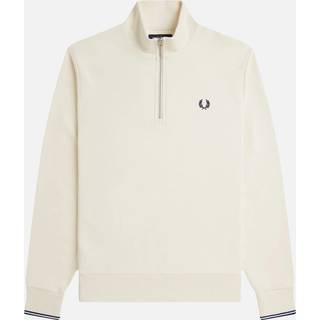 Fred Perry Herren Sweatshirt weiß unifarben