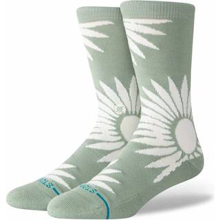 Stance Radial Burst Crew Socks - L - seagreen