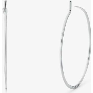 MK Precious Metal-Plated Sterling Silver Whisper Mini Hoop Earrings - Silver - Michael Kors - ONE SIZE