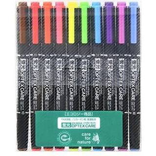 Zebra WKCR1-10C Highlighter Optex Care 10 farver