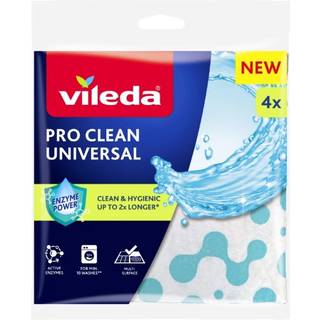 Universalklud med enzymer Vileda Pro Clean 4 stk.