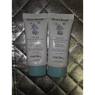 dearcloud x Keith Haring Tone Blur Essence Sunscreen SPF 50+ PA++++ - Koreansk solcreme til ansigtsprimer og vegansk (1,69 fl oz)