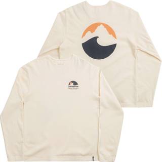 Patagonia LW Applied Imagination Wildrise Crew Sweatere Herrer størrelse XL farve hvid