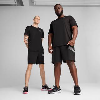 PUMA Train All Day Big Logo 8&#34; Knit Shorts Men, Men, Black, M - Black - M