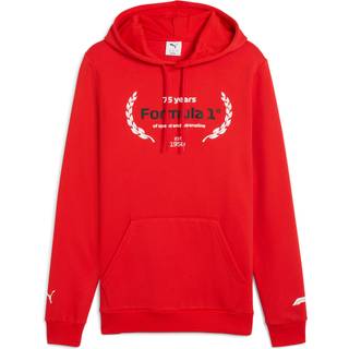 PUMA F1Â® Essentials Logo Graphic Hoodie Men, Motorsport, Pop Red, L - Pop Red - L