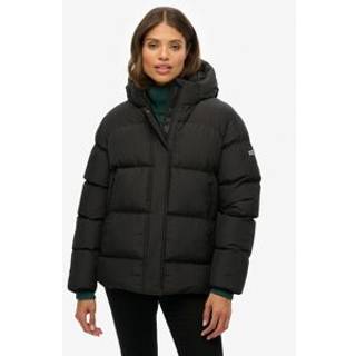 Superdry Superdry Black Hooded 5 Baffle Sports Puffer Jacket