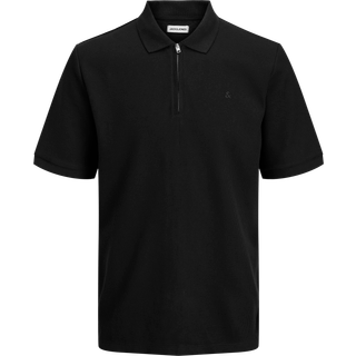Plus Size Ensfarvet Polo