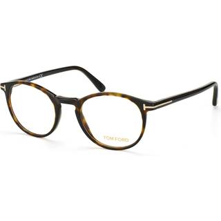 TOM FORD Mand FT5294 52 Optiske stel Acetat Havana Rund Normal