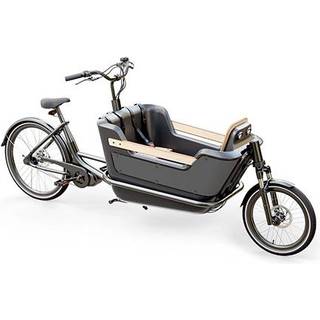 Royal Cargobike ThreeRunner med Tektro Hydrauliske Skivebremser, 7 Shimano Nexus Gear, Formstøbt Plastkasse, Punkterhæmmende Dæk, 17,5/36v Batteri
