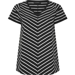 Evans Evans Jersey Slub Black T-Shirt