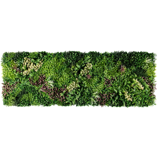 Kunstige planter og blomster - realistiske levende vægpaneler - 3 m² - Hera