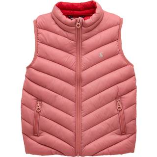 Joules Joules Girls' Crofton Pink Showerproof Padded Gilet