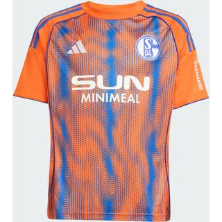 Schalke 04 Junior trøje - Team Orange / Royal Blue - 164
