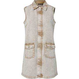 Pcfay Denim Kort Kjole