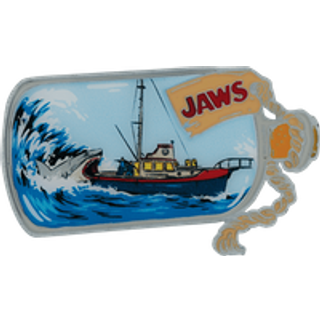 Jaws Pin Badge 50th Anniversary Ship in Bottle