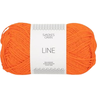 Line garn fra Sandnes Garn - Orange tiger