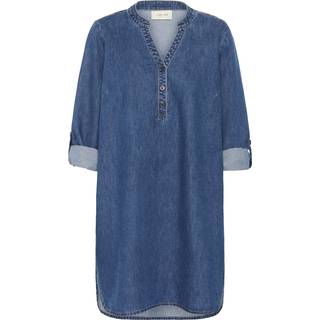 Cream Crestelle Denim Tunic Bluser 10614619 Jasper Blue Denim (44)