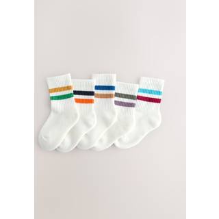 Next Polstret Fodseng Bomuld Rich Ribbet Tipped Sokker 5 Pakke