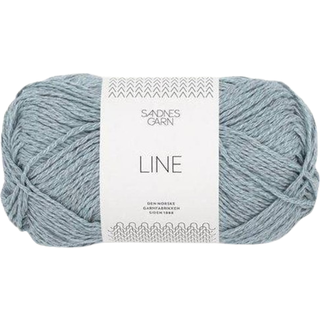 Line garn fra Sandnes Garn - Isblå