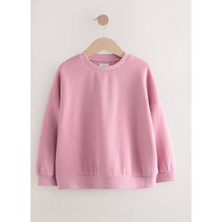 Next Pink Oversized Cosy Rib Sweatshirt (3-16yrs)